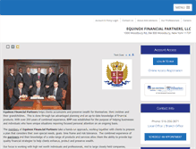 Tablet Screenshot of equinoxfinancialpartners.com